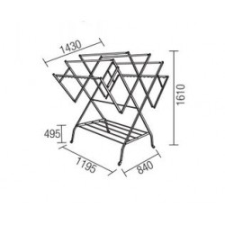 Aimer AMCH- 1696 Foldable Clothes Hanger