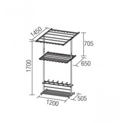 [STOCK CLEARANCE] Aimer AMCH- 1674 Foldable Clothes Hanger 