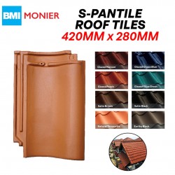 BMI Monier GCI S-Pantile Clay Roof Tile 420MM (L) x 280MM (W)