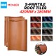 BMI Monier GCI S-Pantile Clay Roof Tile 420MM (L) x 280MM (W) BMI Monier GCI S-Pantile Clay Roof Tile 420MM (L) x 280MM (W)