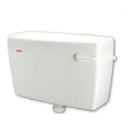 PVC Low Level 1101 Lever Handle Cistern 9L (WHITE)