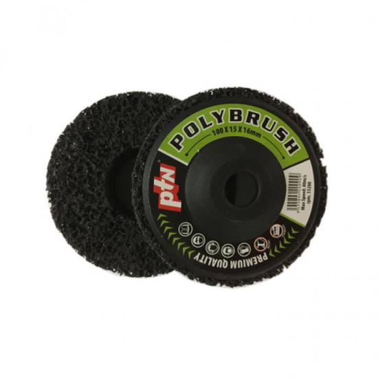 PTN Poly Brush 4" 100 x 15 x 16MM (Green Label)