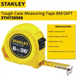 Stanley STHT30506 Tough Case Measuring Tape 8M (26FT)