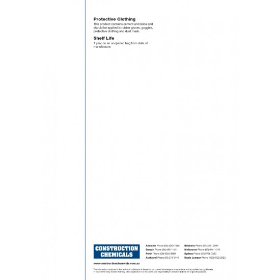 Dribond Kemscreed Two-pack, Fast Drying, Waterproofing Membrane 10L (Liquid) + 20KG (Powder)
