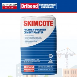 Dribond Skimcote Polymer Modified Cement Plaster 20KG (Base Grey/Base White/Finish Grey/Finish White)