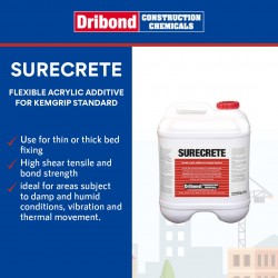 Dribond Surecrete Flexible Acrylic Additive For Kemgrip Standard 5L (Liquid)