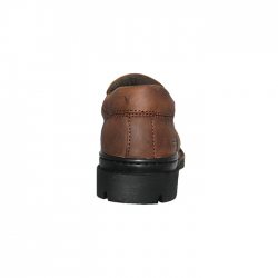 Hammer King #13001 Men's Genuine Leather Slip-On Safety Shoes - Brown