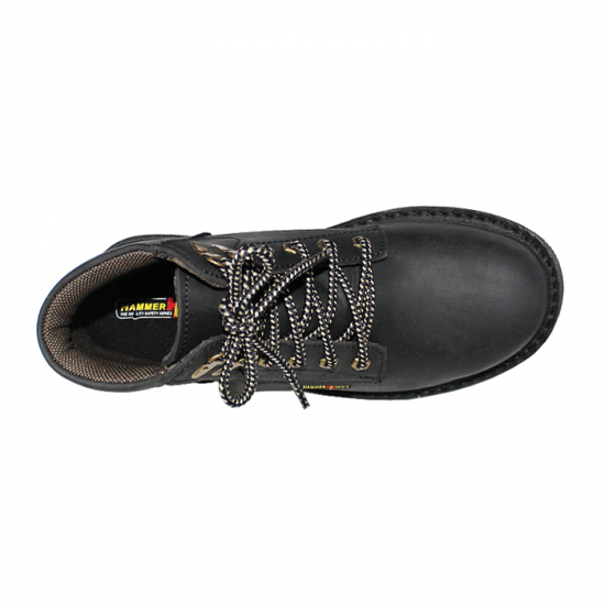 Hammer King #13004 Men's Genuine Leather Lace-Up Safety Shoe (5 - 11)