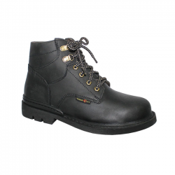 Hammer King #13004 Men's Genuine Leather Lace-Up Safety Shoe (12 - 13)