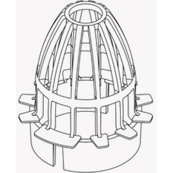 Arensi-Marley F300 Debris Trap 4" (White)