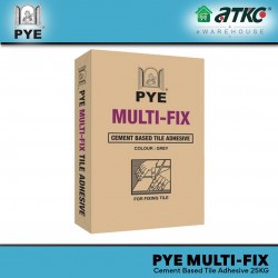 PYE Multi-Fix Cement Based Tile Adhesive 25KG - Grey