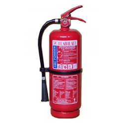 Flammart FP-4 Fire Extinguisher ABC Dry Powder c/w Wall Bracket 4KG 