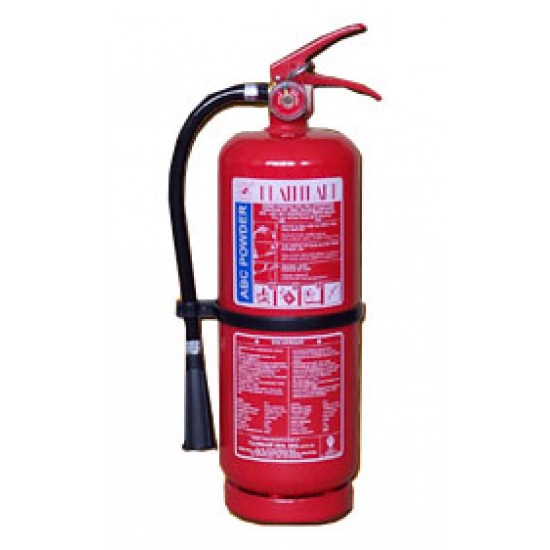 Flammart FP-4 Fire Extinguisher ABC Dry Powder c/w Wall Bracket 4KG Flammart FP-4 Fire Extinguisher ABC Dry Powder c/w Wall Bracket 4KG