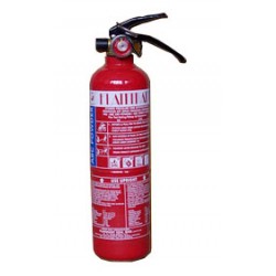 Flammart FP-1 Fire Extinguisher ABC Dry Powder c/w Vehicle Bracket 1KG 