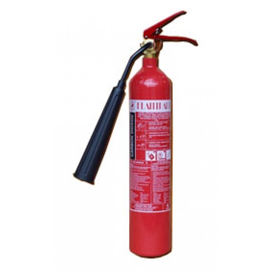 Flammart FC-2C Fire Extinguisher Gas CO2 c/w Wall Bracket 2KG Flammart FC-2C Fire Extinguisher Gas CO2 c/w Wall Bracket 2KG