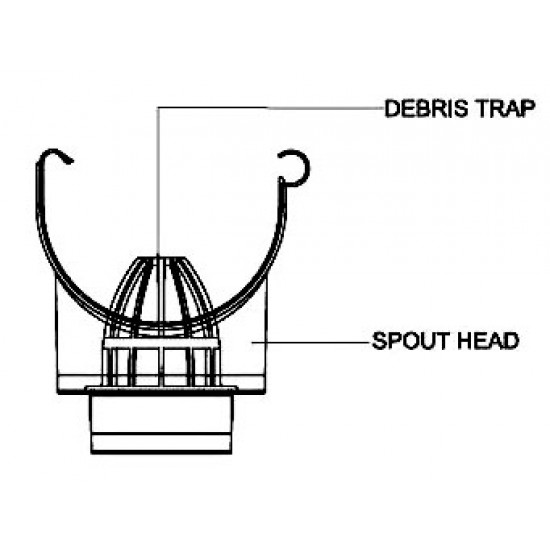 Arensi-Marley F370 Sphera Debris Trap 4" (Grey) Arensi-Marley F370 Sphera Debris Trap 4" (Grey)