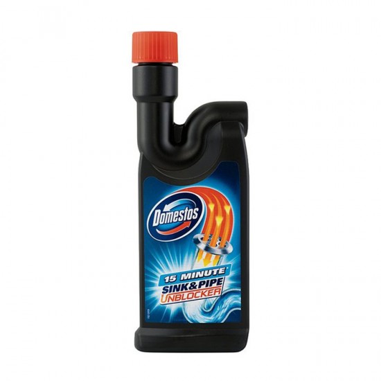 Domestos Sink & Pipe Unclogger 500ML Domestos Sink & Pipe Unclogger 500ML