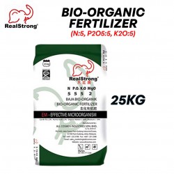 Real Strong Soil Conditioner Bio-Organic Fertilizer (NPKM 5:5:5:2) 25KG 