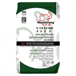 Real Strong Soil Conditioner Bio-Organic Fertilizer (NPKM 5:5:5:2) 25KG 