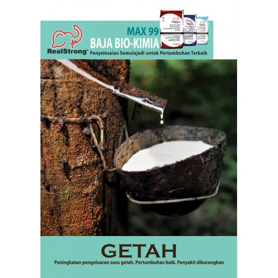Real Strong Max Growth Bio-Chemical Fertilizer (NPKM 11:11:11:2) 25KG 