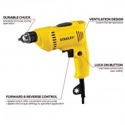 Stanley SDR3006 Rotary Drill 6.5MM 300W