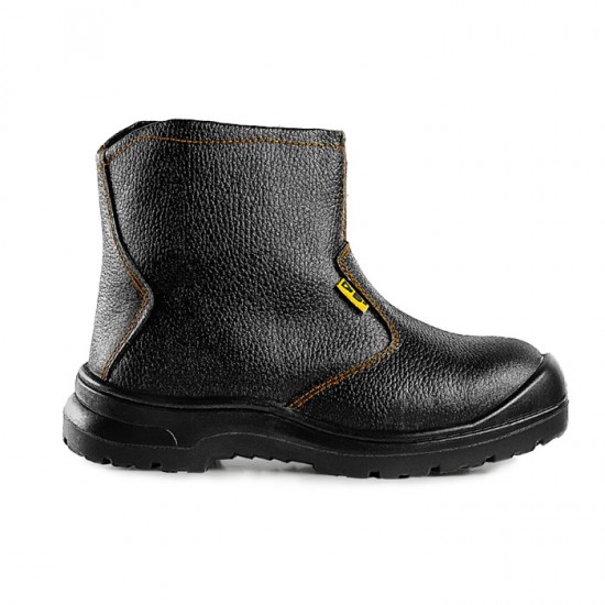 D&D 3838 Black Grain Leather Zip-Up Safety Shoes D&D 3838 Black Grain Leather Zip-Up Safety Shoes