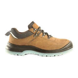 D&D 9838 Tanned Grain Leather Laced Safety Shoes