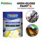 Pentens High Gloss Paint Quick Drying Solvent-Based Interior & Exterior For Wood & Metal 1L Pentens High Gloss Paint Quick Drying Solvent-Based Interior & Exterior For Wood & Metal 1L