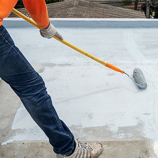Nippon Paint Nipposeal Flex 200 UV Resistant Elastomeric Acrylic Waterproofing 5KG - Green / Grey / White
