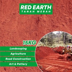 Red Earth Soil / Tanah Merah 15KG (BAG)