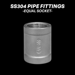 Stainless Steel 304 Pipe Fittings - Equal Socket