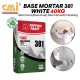 CMI 381 High-Quality Polymer Modified Water-Resistant Cement-Based Skim Coat Base Coat 40KG (White)