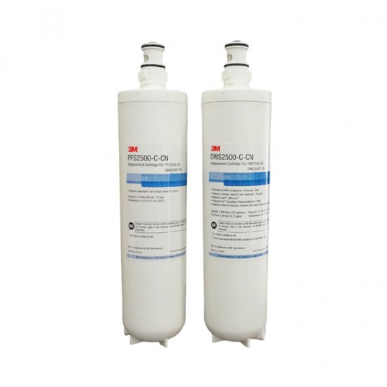 3M Water Filter | 3M Indoor Water Filter System Replacement Cartridge DWS2500-C-CN & PFS2500C-CN for Model AP DWS2500T-CN