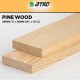 Home Store Pine Wood Timber Smooth Planed Surfaced Four Sides (S4S) 38MM (T) x 38MM (W) x 3000MM (L) 
