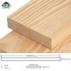 Home Store Pine Wood Timber Smooth Rectangular Planed Surfaced Four Sides (S4S) 12MM (T) x 95MM (W) x 3000MM (L) Home Store Pine Wood Timber Smooth Rectangular Planed Surfaced Four Sides (S4S) 12MM (T) x 95MM (W) x 3000MM (L)