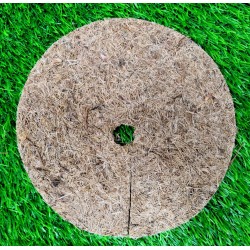 HK Nursery Mulching Mat Round Shape With Center Hole & Line 220MM (D) x 8MM (T) 50PCS/BDL