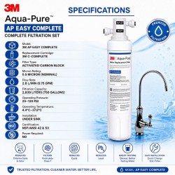 3M Water Filter | 3M Indoor Water Filter AP Easy Complete with Stylish Faucet 3M Water Filter | 3M Indoor Water Filter AP Easy Complete with Stylish Faucet