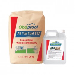 Obaproof AB Top Coat 117 Cementitious Waterproofing Slurry 25KG (Part A: 5KG Part B: 20KG) Obaproof AB Top Coat 117 Cementitious Waterproofing Slurry 25KG (Part A: 5KG Part B: 20KG)