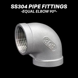 Stainless Steel 304 Pipe Fittings - Equal Elbow 90°