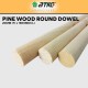 Home Store Pine Wood Timber Smooth Planed Round Dowel 20MM (D) x 1800MM (L) Home Store Pine Wood Timber Smooth Planed Round Dowel 20MM (D) x 1800MM (L)