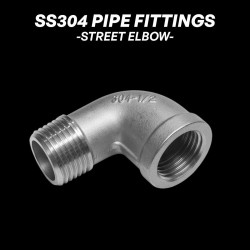 Stainless Steel 304 Pipe Fittings - Street Elbow