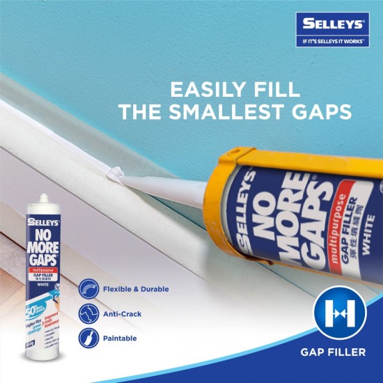 Selleys No More Gaps Multipurpose Gap Filler 320g/380g Selleys No More Gaps Multipurpose Gap Filler 320g/380g