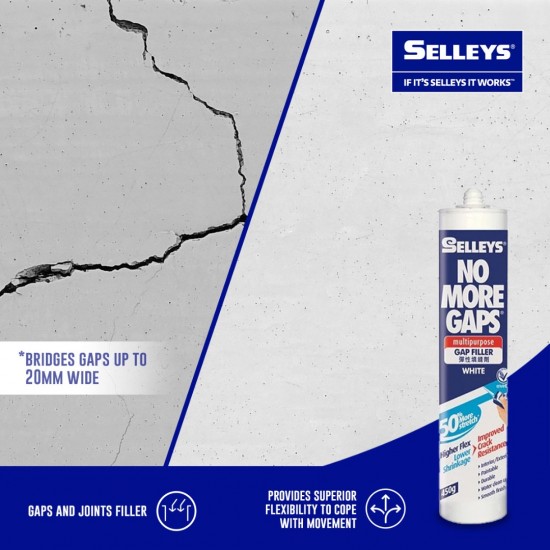 Selleys No More Gaps Multipurpose Gap Filler 320g/380g Selleys No More Gaps Multipurpose Gap Filler 320g/380g