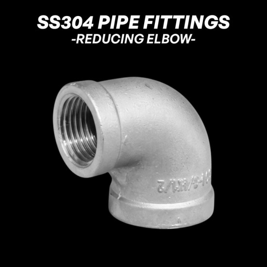 Stainless Steel 304 Pipe Fittings - Reducing Elbow