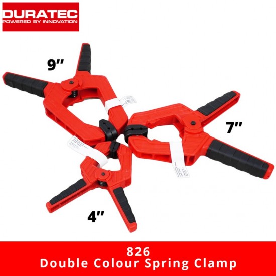 Duratec 826 Double Colour Value Spring Wood Clamp 7" (175MM)
