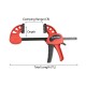Duratec 858 Light Duty Bar Wood Clamp 4" (100MM)