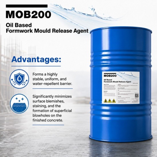 Home Store MOB200 Oil Based Mould Oil Release Agent 200L Home Store MOB200 Oil Based Mould Oil Release Agent 200L