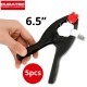 Duratec 829 Adjustable Pressure Spring Wood Clamp 6.5" (165MM) 5PCS (Black)
