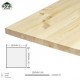 Home Store Pine Wood Timber Table Top Smooth Planed Eased Four Edges (E4E) 34MM (T) x 580MM (W) x 580MM (L) Home Store Pine Wood Timber Table Top Smooth Planed Eased Four Edges (E4E) 34MM (T) x 580MM (W) x 580MM (L)