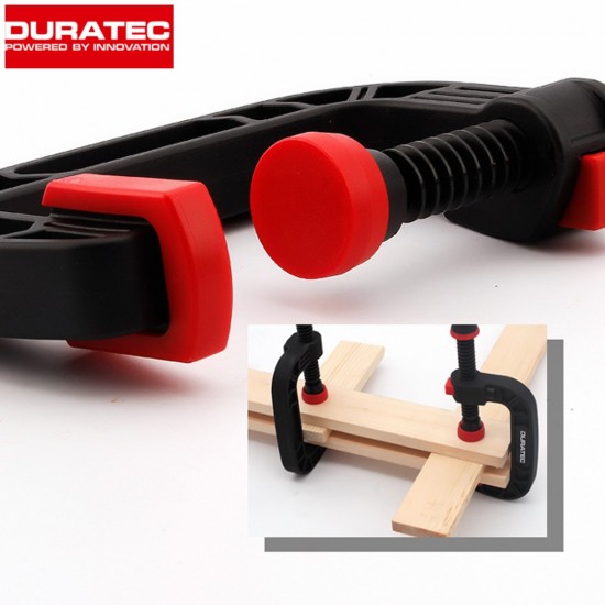 Duratec 796 Plastic Quick Release C Wood Clamp 3" 